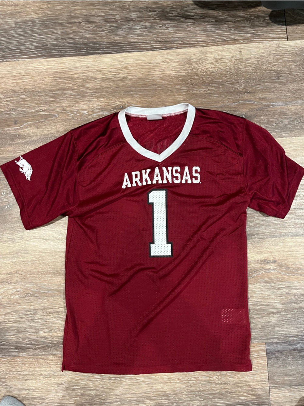 Knights Apparel Arkansas Maroon & White Kids Jersey